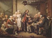 Jean Baptiste Greuze The Village Betrothal (mk05) Spain oil painting artist